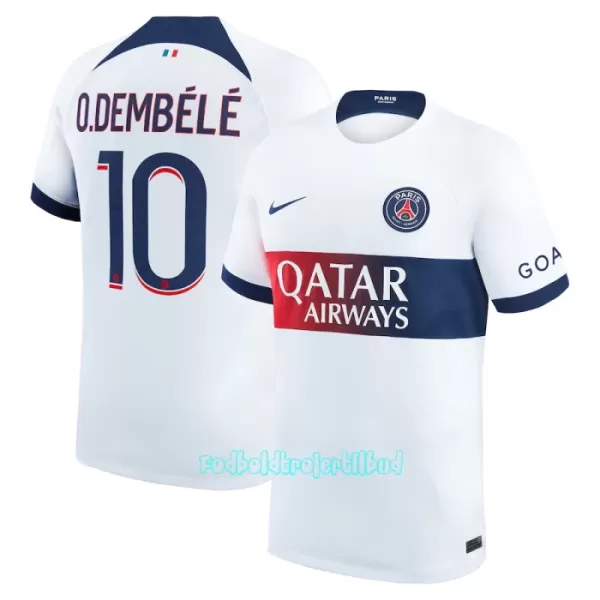 Paris Saint-Germain Ousmane Dembélé 10 Udebanetrøje 23/24