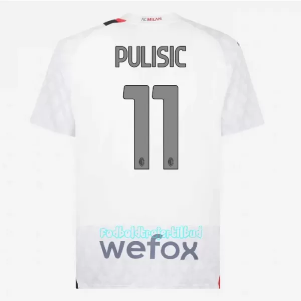 AC Milan Christian Pulišić 11 Udebanetrøje 23/24