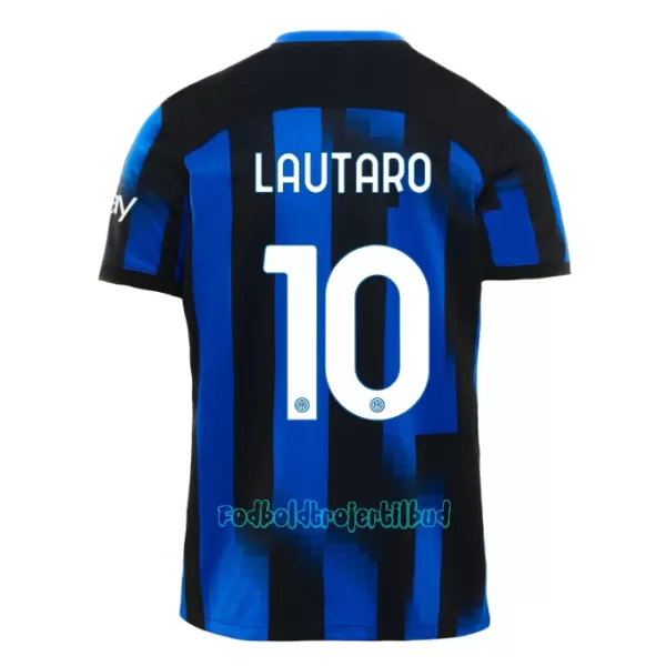 Inter Milan Lautaro Martínez 10 Hjemmebanetrøje Barn 23/24