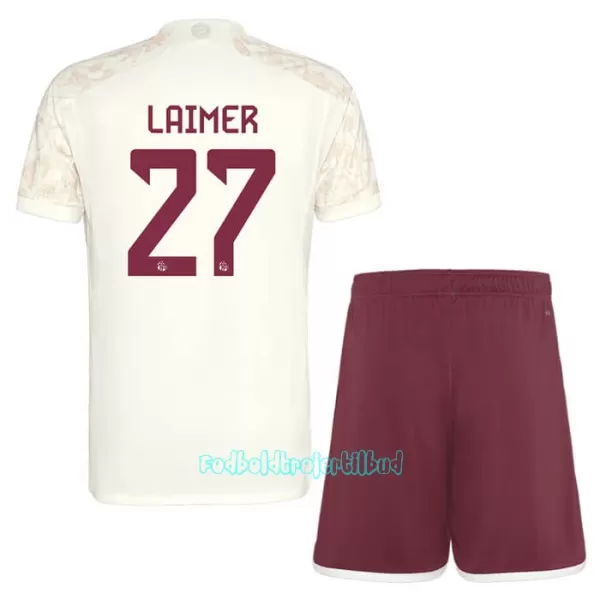 FC Bayern München Konrad Laimer 27 Champions League 3. trøje Barn 23/24