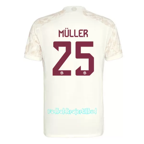 FC Bayern München Thomas Müller 25 Champions League 3. trøje 23/24