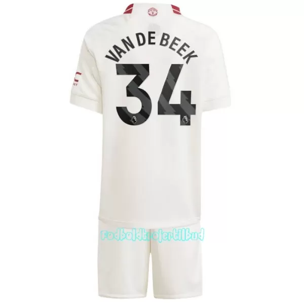 Manchester United Donny Van de Beek 34 3. trøje Barn 23/24