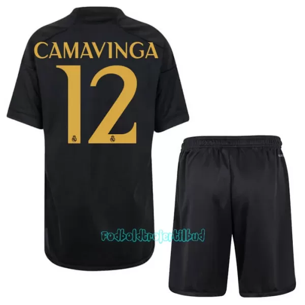 Real Madrid Eduardo Camavinga 12 3. trøje Barn 23/24