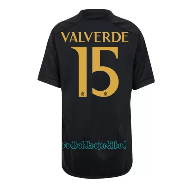 Real Madrid Federico Valverde 15 3. trøje Barn 23/24