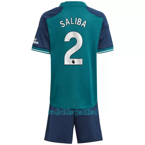 Arsenal Saliba 2 3. trøje Barn 23/24