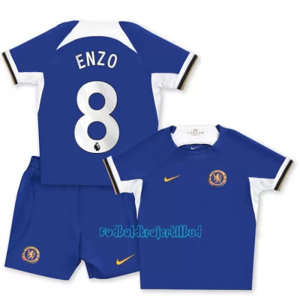 Chelsea Enzo Fernández 8 Hjemmebanetrøje Barn 23/24