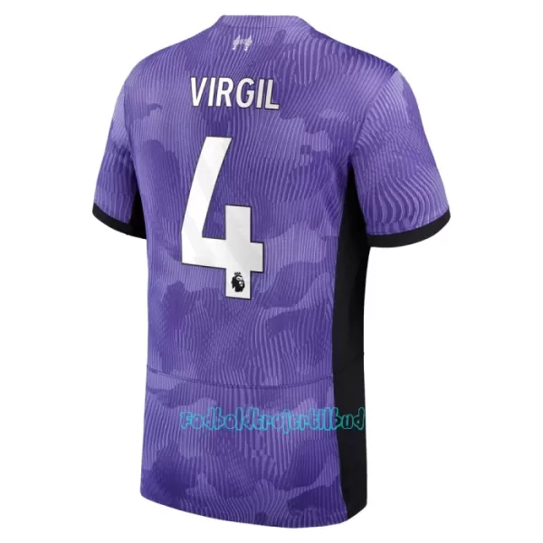 Liverpool Virgil van Dijk 4 3. trøje 23/24