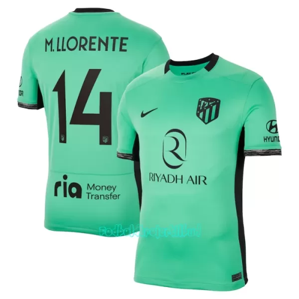 Atlético Madrid M. Llorente 14 3. trøje 23/24