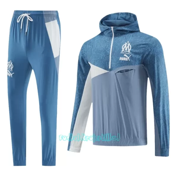 Olympique Marseille Hættetrøje træningssweatshirt-sæt 23/24 Blå