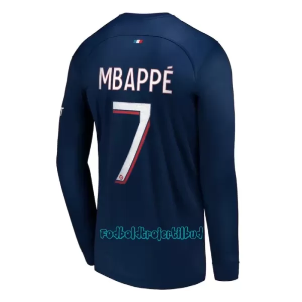 Paris Saint-Germain Kylian Mbappé 7 Hjemmebanetrøje 23/24 Langærmet