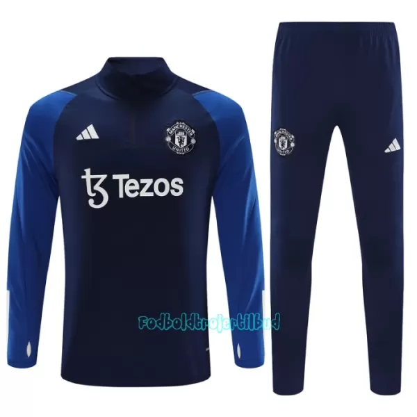 Manchester United Trænings sweatshirt sæt 23/24 Flåde