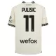 AC Milan Christian Pulišić 11 Fjerdetrøje 23/24 Hvid