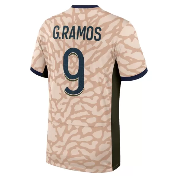 Paris Saint-Germain Goncalo Ramos 9 Fjerdetrøje Jordan 23/24