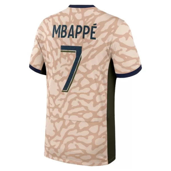 Paris Saint-Germain Kylian Mbappé 7 Fjerdetrøje Jordan 23/24