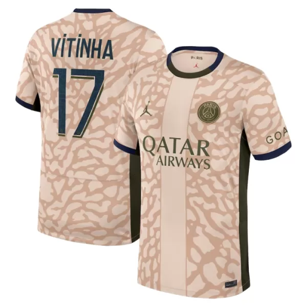 Paris Saint-Germain Vitinha 17 Fjerdetrøje Jordan 23/24