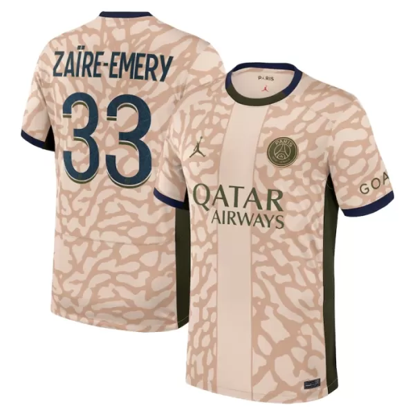 Paris Saint-Germain Zaire-Emery 33 Fjerdetrøje Jordan 23/24