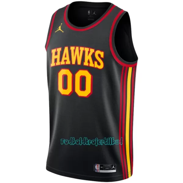 Atlanta Hawks Trøje Statement Edition Swingman 23/24 Sort