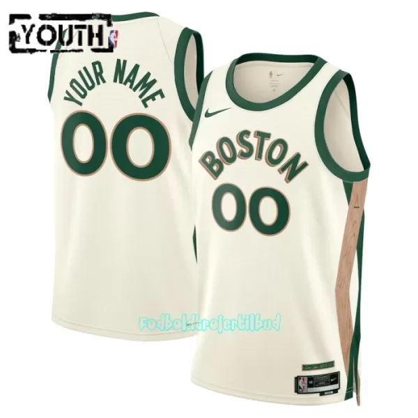 Boston Celtics Trøje Barn City Edition Swingman 23/24 Hvid