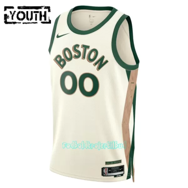 Boston Celtics Trøje Barn City Edition Swingman 23/24 Hvid