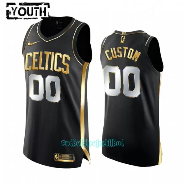 Limited Boston Celtics Trøje Barn Golden Edition Swingman Sort