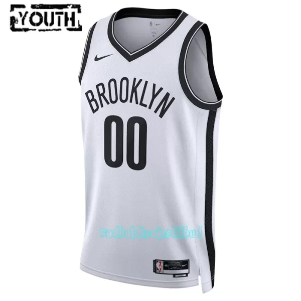 Brooklyn Nets Trøje Barn Association Edition Swingman 23/24 Hvid