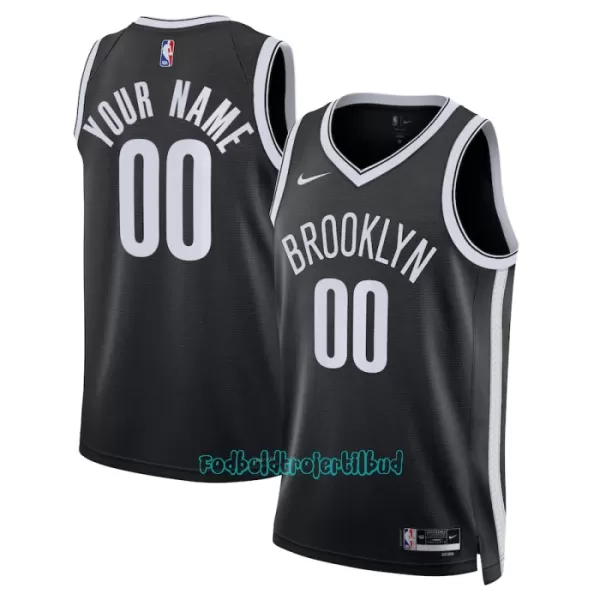 Brooklyn Nets Trøje Icon Edition Swingman 23/24 Sort