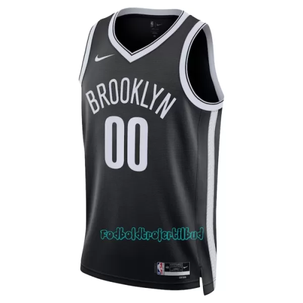 Brooklyn Nets Trøje Icon Edition Swingman 23/24 Sort