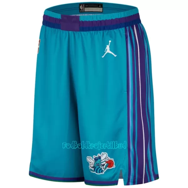 Charlotte Hornets NBA Shorts Classic Edition Swingman Påfugleblå