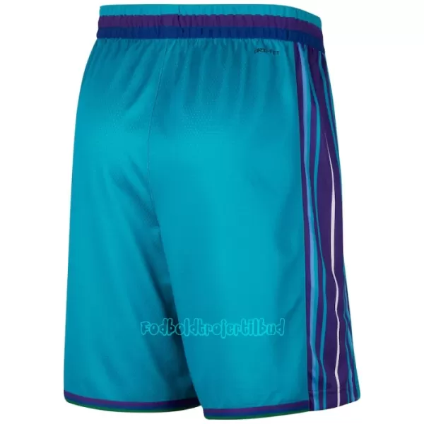 Charlotte Hornets NBA Shorts Classic Edition Swingman Påfugleblå