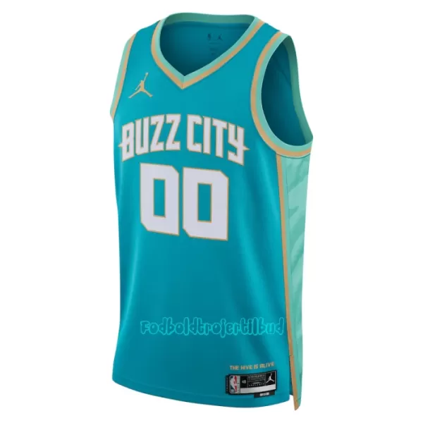 Charlotte Hornets Trøje City Edition Swingman 23/24 Påfugleblå