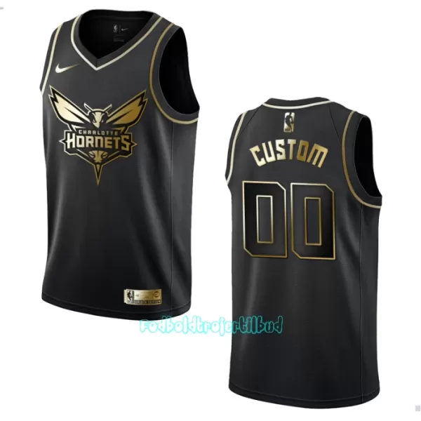 Charlotte Hornets Trøje Golden Edition Swingman Sort