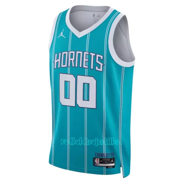 Charlotte Hornets Trøje Icon Edition Swingman 23/24 Påfugleblå