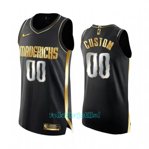 Limited Dallas Mavericks Trøje Golden Edition Swingman Sort