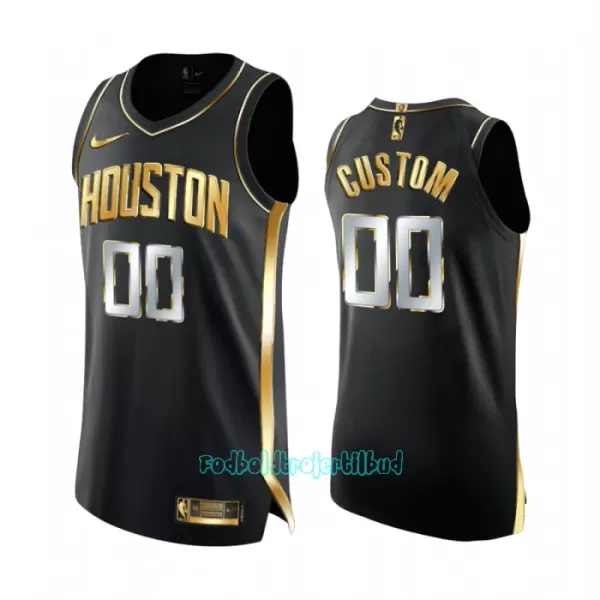 Limited Houston Rockets Trøje Golden Edition Swingman Sort