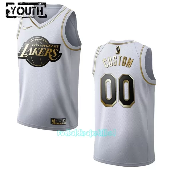 Los Angeles Lakers Trøje Barn Golden Edition Swingman Hvid