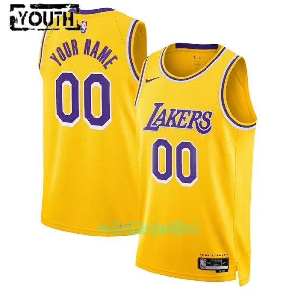 Los Angeles Lakers Trøje Barn Icon Edition Swingman 23/24 Gul