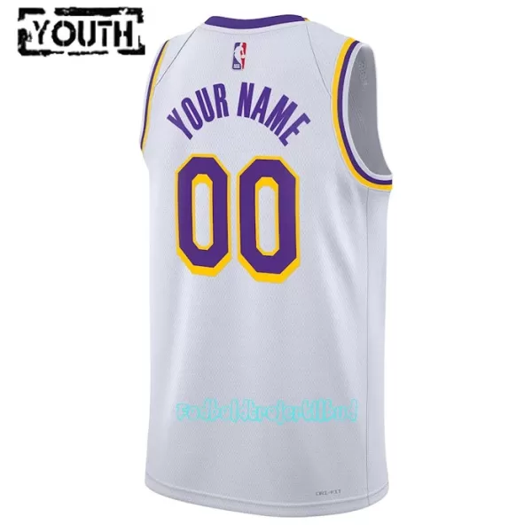 Los Angeles Lakers Trøje Barn Icon Edition Swingman 23/24 Hvid