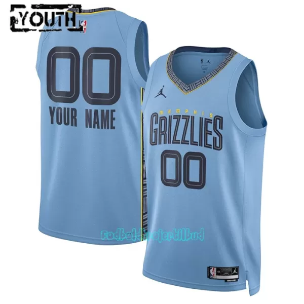 Memphis Grizzlies Trøje Barn Statement Edition Swingman 23/24 Blå