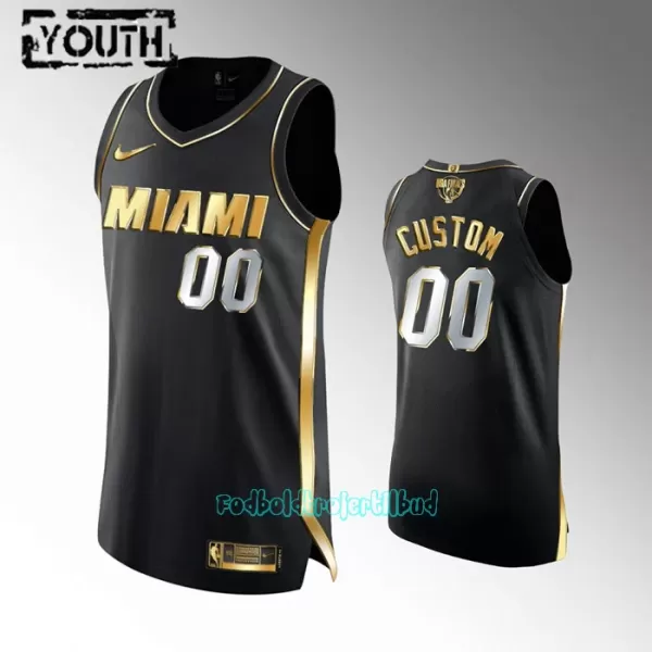 Limited Miami Heat Trøje Barn Golden Edition Swingman Sort