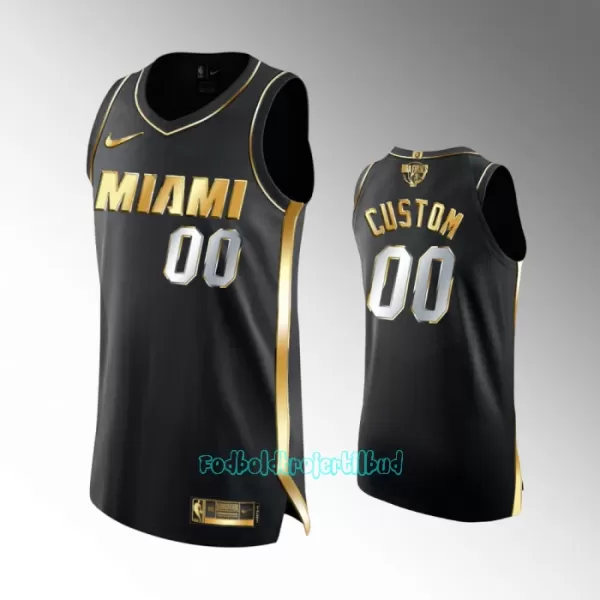 Limited Miami Heat Trøje Golden Edition Swingman Sort