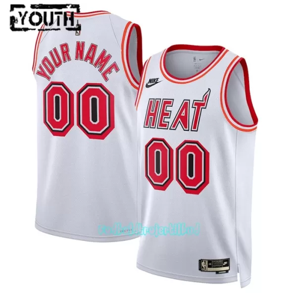 Miami Heat Trøje Barn Classic Edition Swingman Hvid