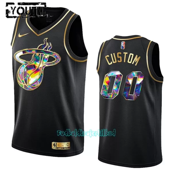 Miami Heat Trøje Barn Diamond Edition Swingman Sort