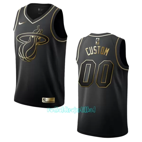 Miami Heat Trøje Golden Edition Swingman Sort