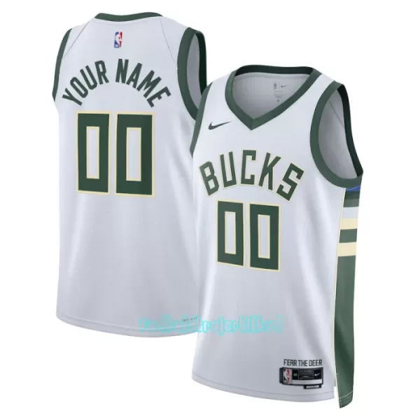 Milwaukee Bucks Trøje Association Edition Swingman 23/24 Hvid