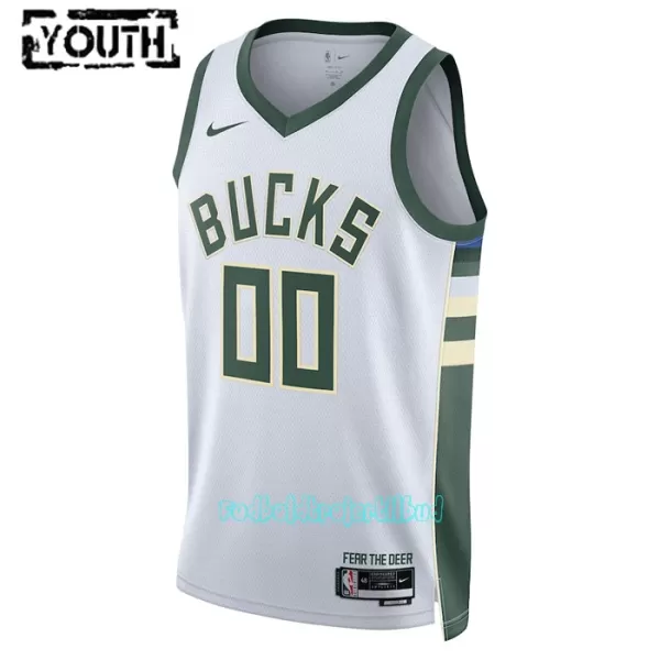 Milwaukee Bucks Trøje Barn Association Edition Swingman 23/24 Hvid