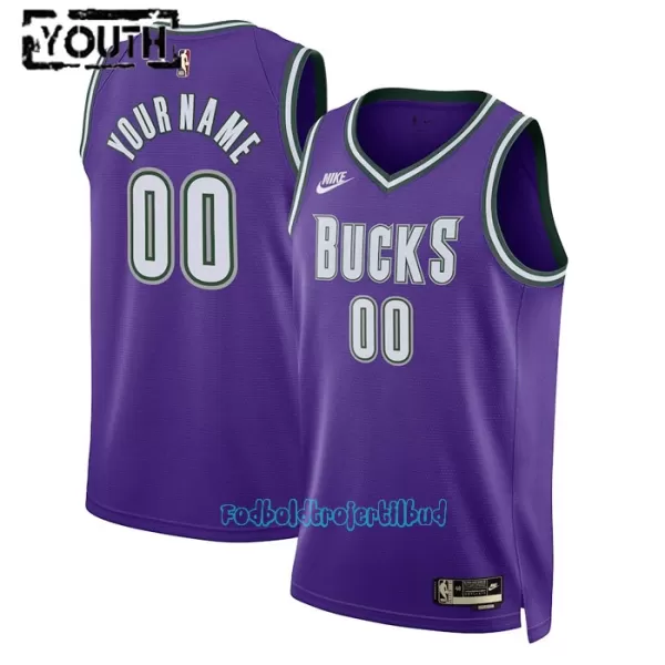 Milwaukee Bucks Trøje Barn Classic Edition Swingman Violet