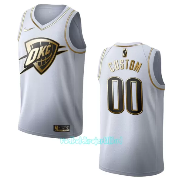 Oklahoma City Thunder Trøje Golden Edition Swingman Hvid