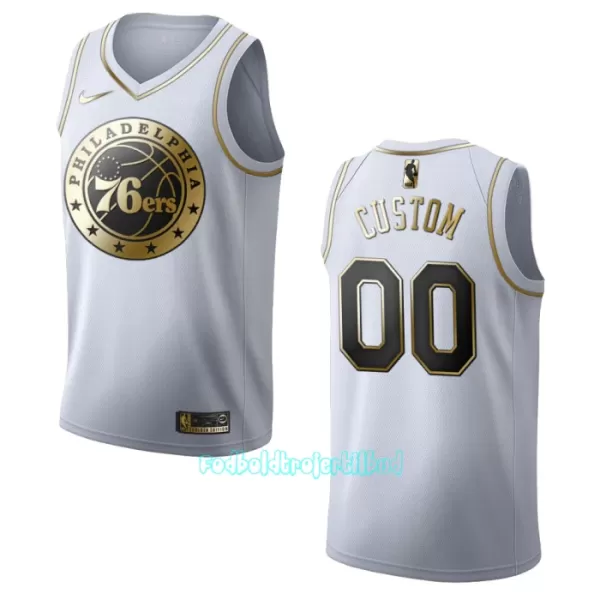 Philadelphia 76ers Trøje Golden Edition Swingman Hvid