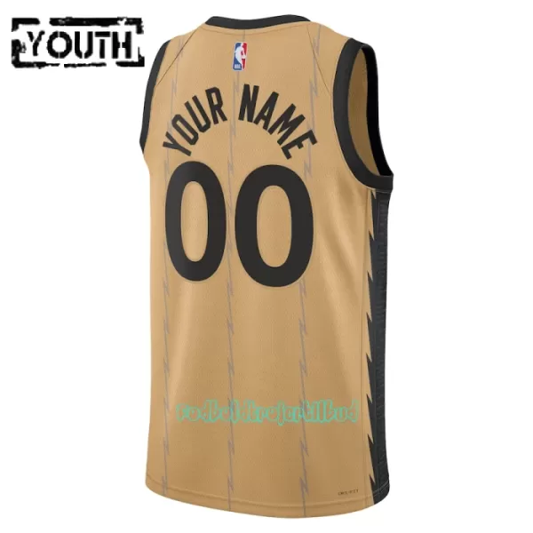 Toronto Raptors Trøje Barn City Edition Swingman 23/24 Guld