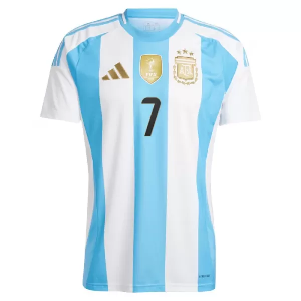 Argentina Rodrigo de Paul 7 Hjemmebanetrøje 2024